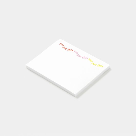 Notes Post-it® 4x3 (Incliné)
