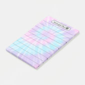 Notes post-it à Cravate rose et Lilac (Incliné)