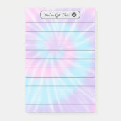 Notes post-it à Cravate rose et Lilac (Devant)