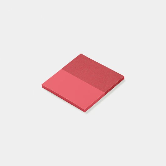 Notes post-it à double texture rouge tomate - Pers (Incliné)