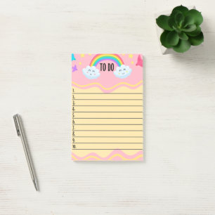 Notes post-it à faire : rester organisé