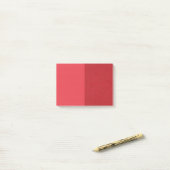 Notes post-it® à la tomate rouge à double texture (Sur un bureau)