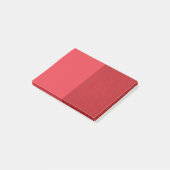 Notes post-it® à la tomate rouge à double texture (Incliné)