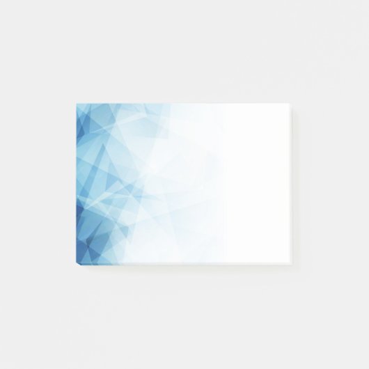 Notes post-it Abstraites bleues (Devant)