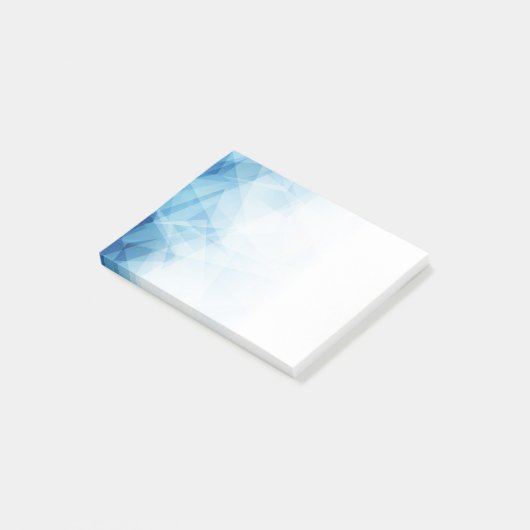 Notes post-it Abstraites bleues (Incliné)