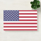 Notes post-it avec drapeau des États-Unis (Bureau)