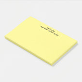 Notes post-it avec message d'avertissement humoris (Incliné)
