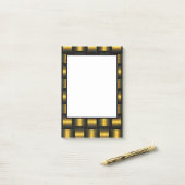 Notes Post-it® Black Gold Frame (Sur un bureau)