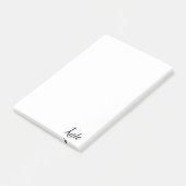 Notes post-it blanc (Incliné)