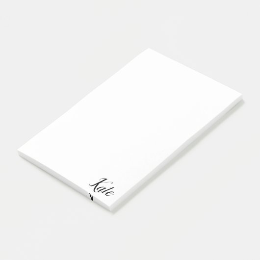 Notes post-it blanc (Incliné)