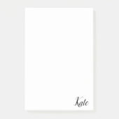 Notes post-it blanc (Devant)