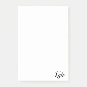 Notes post-it blanc