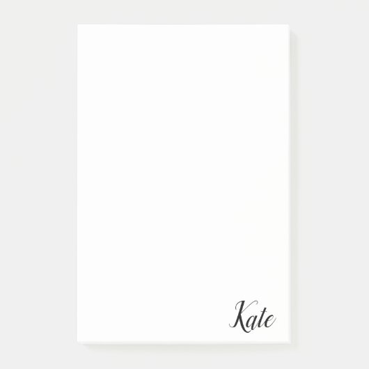Notes post-it blanc (Devant)