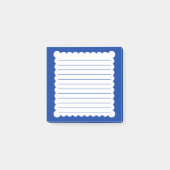 Notes post-it® bleu foncé (Devant)