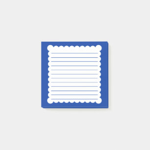 Notes post-it® bleu foncé