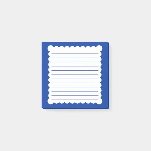 Notes post-it® bleu foncé (Devant)