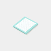 Notes Post-it® Bleu Mint (Incliné)