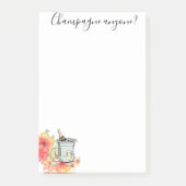 Notes post-it Champagne (Devant)