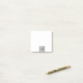 Notes Post-It® Chat tigré, 7,6 cm x 7,6 cm (Sur un bureau)