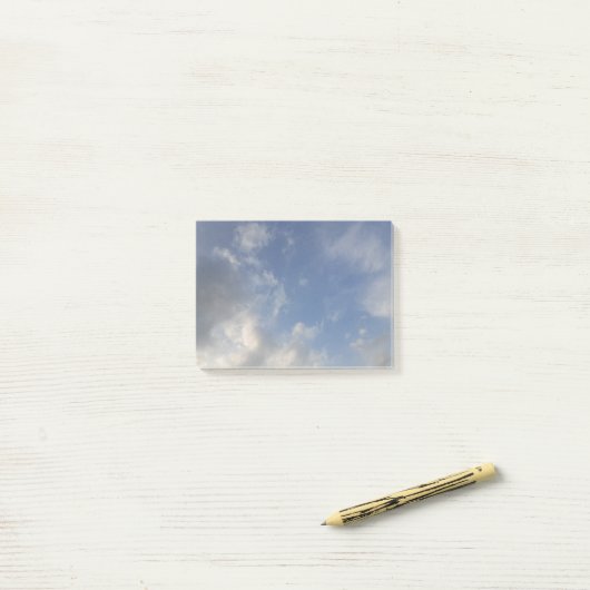 Notes Post-it Ciel Bleu (Sur un bureau)