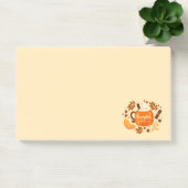 Notes post-it Citrouilles d'automne (Bureau)