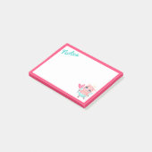 Notes Post-It Cochon Cupid (Incliné)