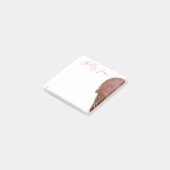 Notes post-it CRÈME GLACE PERSONNALISÉE (Incliné)