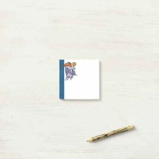 Notes Post-it® de 3 po x 3 po pour l'Halloween de  (Sur un bureau)