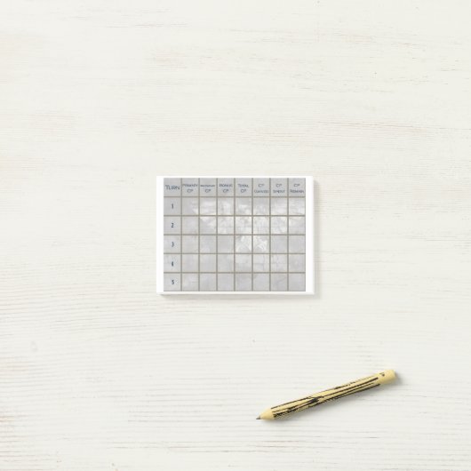 Notes Post-it® de 40 K Game Tracker (Sur un bureau)