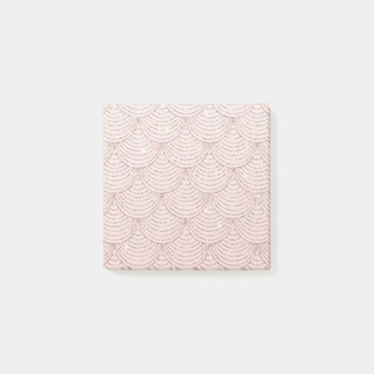 Notes post-it de balance rose (Devant)