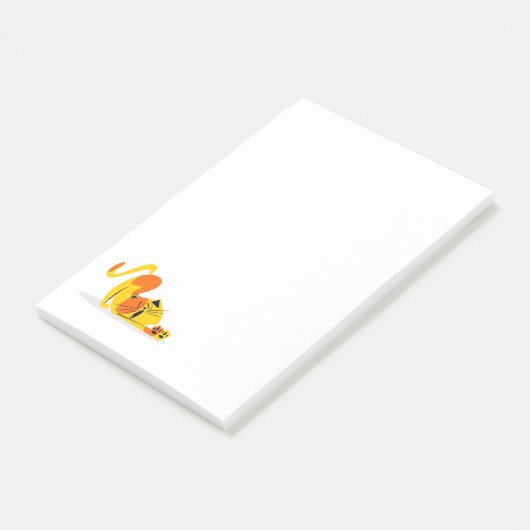 Notes post-it de chat (Incliné)