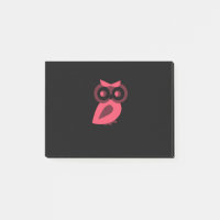 Notes post-it® de Chouette rose