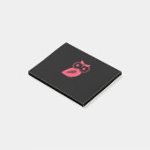Notes post-it® de Chouette rose (Incliné)