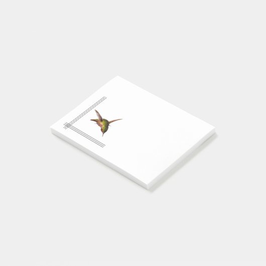 Notes post-it de colibri (Incliné)