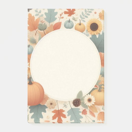 Notes Post-It® de conception de la nature, Note de (Devant)