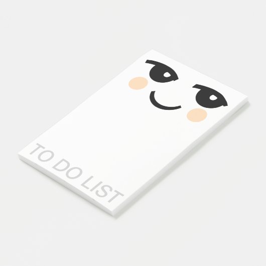 NOTES POST-IT DE FACE CUTE NOTEPAD (Incliné)