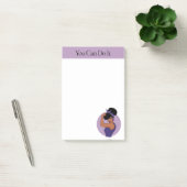 Notes Post-it de Femme Noire Forte (Bureau)