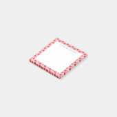 Notes post-it de flip fraise (Incliné)