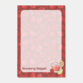 Notes post-it de fraise Daiquiri (Devant)