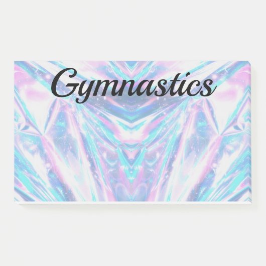 Notes Post-it® de gymnastique 10" x 6" (Devant)
