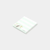 Notes post-it® de hérisson de pinte (Incliné)
