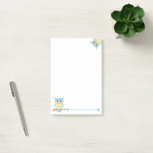 Notes Post-It de hibou