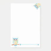 Notes Post-It de hibou (Devant)