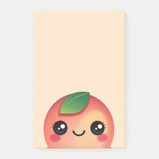 Notes post-it de Kawaii Peach (Devant)
