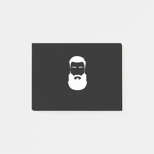 Notes Post-it® de la barbe blanche (Devant)