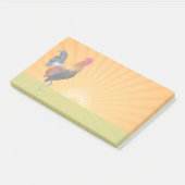 Notes post-it de la conception de coq de chaîne co (Incliné)