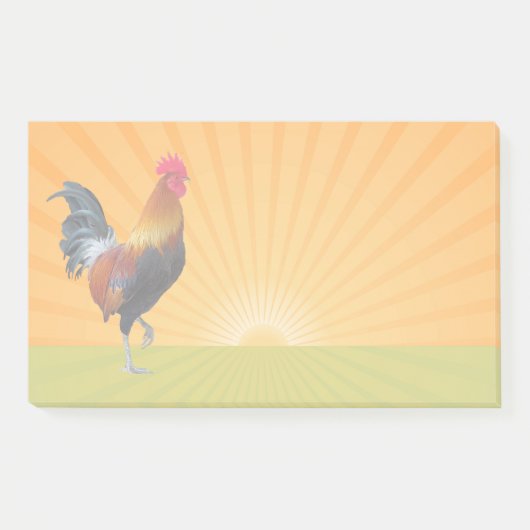 Notes post-it de la conception de coq de chaîne co (Devant)