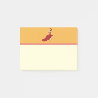 Notes post-it de la danseuse flamenco