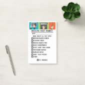 Notes post-it® de la demande de billet de rupture/ (Bureau)