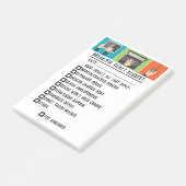 Notes post-it® de la demande de billet de rupture/ (Incliné)